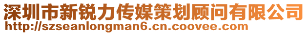 深圳市新銳力傳媒策劃顧問(wèn)有限公司