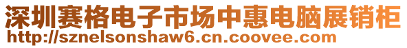 深圳賽格電子市場中惠電腦展銷柜