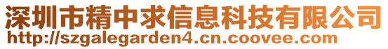 深圳市精中求信息科技有限公司