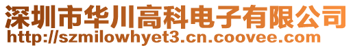 深圳市華川高科電子有限公司