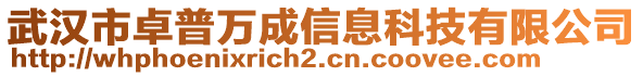 武漢市卓普萬成信息科技有限公司