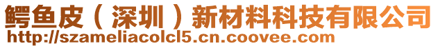 鱷魚皮（深圳）新材料科技有限公司