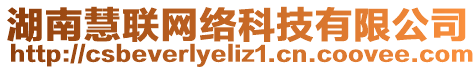 湖南慧聯(lián)網(wǎng)絡(luò)科技有限公司