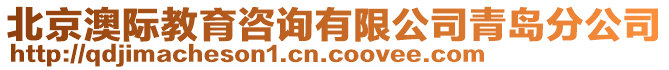 北京澳際教育咨詢有限公司青島分公司