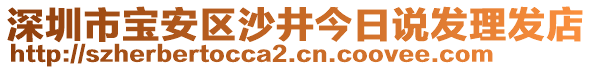 深圳市寶安區(qū)沙井今日說(shuō)發(fā)理發(fā)店