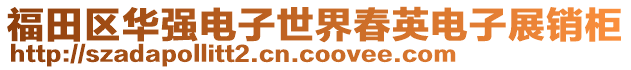 福田区华强电子世界春英电子展销柜