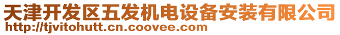 天津開(kāi)發(fā)區(qū)五發(fā)機(jī)電設(shè)備安裝有限公司