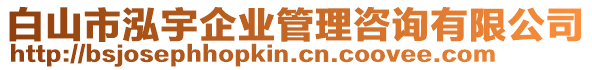 白山市泓宇企业管理咨询有限公司