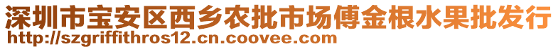 深圳市寶安區(qū)西鄉(xiāng)農(nóng)批市場(chǎng)傅金根水果批發(fā)行