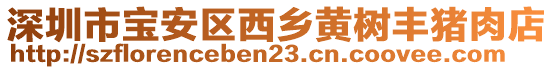 深圳市寶安區(qū)西鄉(xiāng)黃樹豐豬肉店