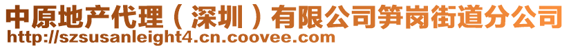 中原地產(chǎn)代理（深圳）有限公司筍崗街道分公司