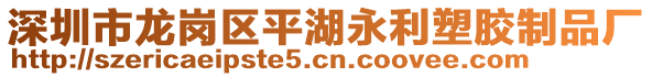 深圳市龍崗區(qū)平湖永利塑膠制品廠