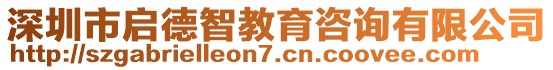 深圳市啟德智教育咨詢有限公司