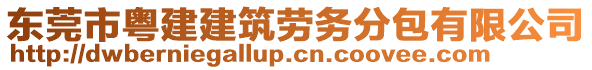 東莞市粵建建筑勞務(wù)分包有限公司