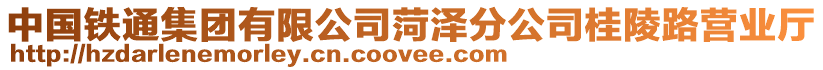 中國(guó)鐵通集團(tuán)有限公司菏澤分公司桂陵路營(yíng)業(yè)廳