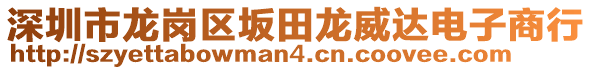 深圳市龍崗區(qū)坂田龍威達電子商行