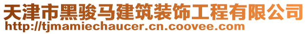 天津市黑骏马建筑装饰工程有限公司