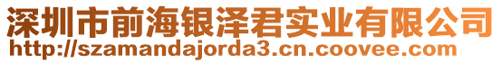 深圳市前海銀澤君實業(yè)有限公司