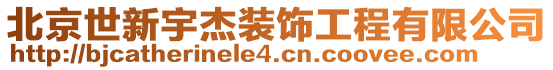 北京世新宇杰裝飾工程有限公司