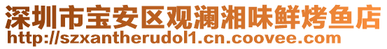 深圳市寶安區(qū)觀(guān)瀾湘味鮮烤魚(yú)店