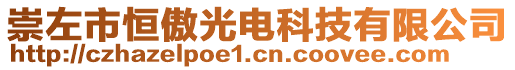 崇左市恒傲光電科技有限公司