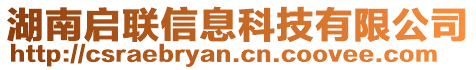 湖南啟聯(lián)信息科技有限公司