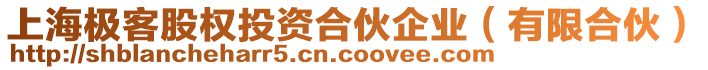 上海極客股權(quán)投資合伙企業(yè)（有限合伙）