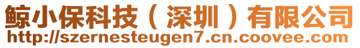 鲸小保科技（深圳）有限公司