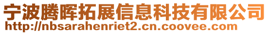 寧波騰暉拓展信息科技有限公司