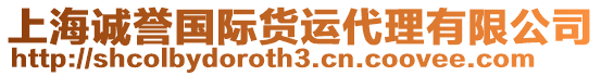 上海誠譽國際貨運代理有限公司