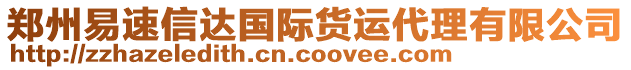 鄭州易速信達國際貨運代理有限公司