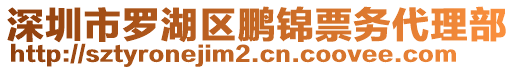 深圳市羅湖區(qū)鵬錦票務(wù)代理部