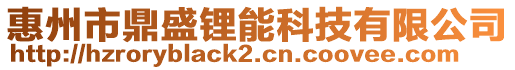 惠州市鼎盛鋰能科技有限公司