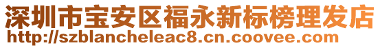 深圳市寶安區(qū)福永新標(biāo)榜理發(fā)店