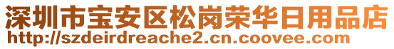 深圳市宝安区松岗荣华日用品店