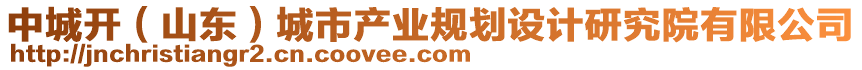 中城開(kāi)（山東）城市產(chǎn)業(yè)規(guī)劃設(shè)計(jì)研究院有限公司