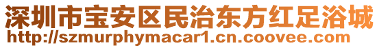 深圳市寶安區(qū)民治東方紅足浴城