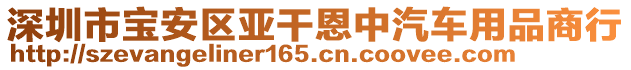 深圳市寶安區(qū)亞干恩中汽車用品商行