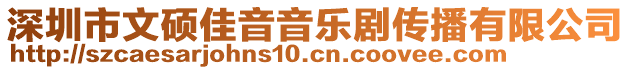 深圳市文碩佳音音樂劇傳播有限公司