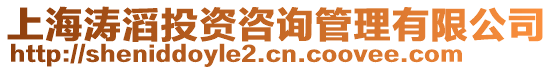 上海濤滔投資咨詢管理有限公司