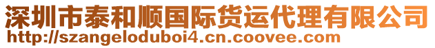 深圳市泰和順國際貨運(yùn)代理有限公司