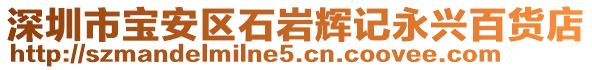 深圳市寶安區(qū)石巖輝記永興百貨店