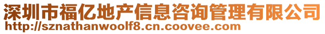 深圳市福億地產(chǎn)信息咨詢管理有限公司