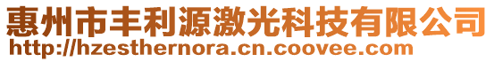 惠州市豐利源激光科技有限公司