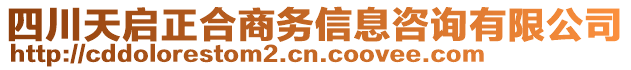 四川天啟正合商務(wù)信息咨詢(xún)有限公司