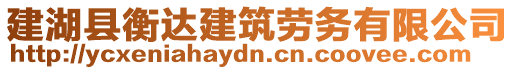 建湖县衡达建筑劳务有限公司