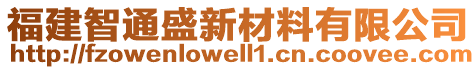 福建智通盛新材料有限公司