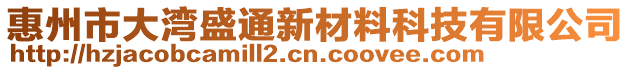 惠州市大灣盛通新材料科技有限公司