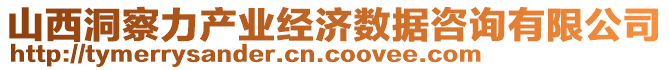 山西洞察力產(chǎn)業(yè)經(jīng)濟(jì)數(shù)據(jù)咨詢有限公司