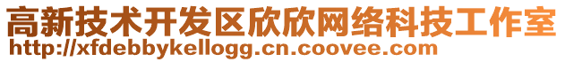 高新技術(shù)開(kāi)發(fā)區(qū)欣欣網(wǎng)絡(luò)科技工作室